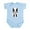 Sky Blue, variant on - Boston Terrier Infant Bodysuit - Baby Light Bodysuit, Size Newborn - 24 Months