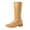 Yellow, variant on sertiohcv Combat Boots Womens Womens Shoes Women's Knee High Boots Square Toe Block Heel Long Boots for Women Comfortable Slip on Low Heel Womens Riding Boot Brown,Size US 8