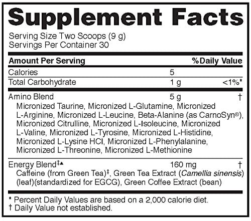 Buy Optimum Nutrition Amino Energy - Pre Workout with Green ...