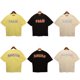 thumbnail image 4 of Camiseta De Manga Corta Con Estampado De Letras De Palm Flame Angels Moda Europea Y Americana Casual Cuello Redondo, 4 of 4