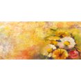thumbnail image 4 of Yellow Flower Piggy Bank, Oil Painting Style Bouquet of Rose Daisy Gerbera Flowers Grunge Display, Ceramic Coin Bank Money Box for Cash Saving, 3.6" X 3.2", Mustard Orange, by Ambesonne, 4 of 4
