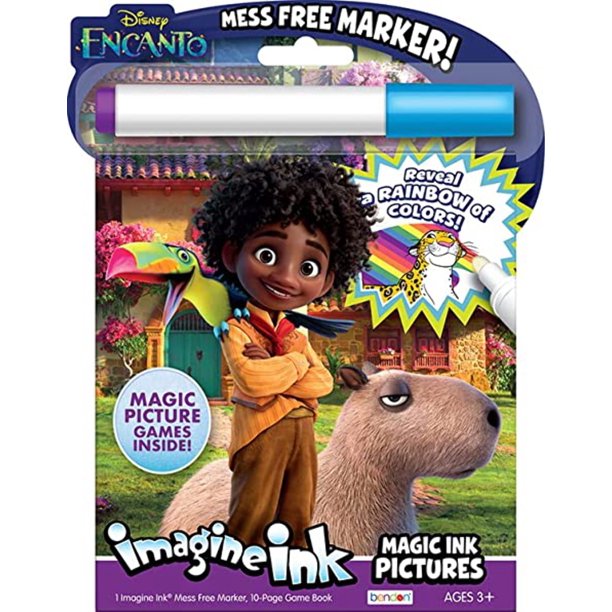 Encanto Imagine Ink Magic Ink Pictures and Game Book with Mess Free Marker