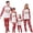 Red Baby, variant on Christmas Family Pajamas Matching Set, Long Sleeve Letters Print T-shirt with Plaid Pants Sleepwear Loungewear