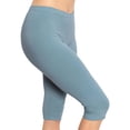 thumbnail image 2 of Womens Knee Length Leggings Combine Capri Yoga Pants Styling With Stretch Fit For Workout Exercise Training And Casual Wear, 2 of 4