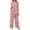 Solid Light Pink, variant on PRETTYGARDEN Women's Summer 2 Piece Outfits Cap Sleeve V Neck Blazer Vest Wide Leg Pant Sets Office Work Clothes