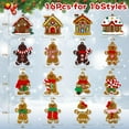 thumbnail image 7 of 16Pcs Gingerbread Man Ornaments for Christmas Tree Hanging Decorations with Gingerbread House, Festive Gingerbread Christmas Ornaments for Xmas Tree, Holiday Party Decor, 7 of 7