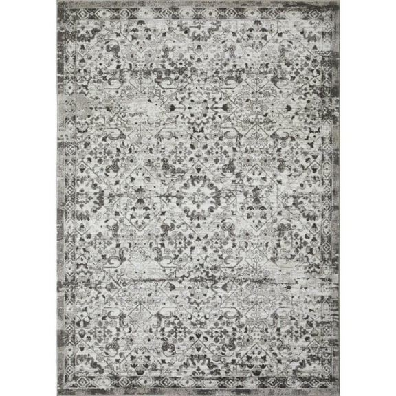 Loomaknoti Rhane Alreka 8' x 10' Ivory Oriental Indoor Area Rug