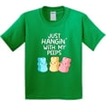 thumbnail image 3 of Inktastic Easter Hangin' with My Peeps Youth T-Shirt, 3 of 5