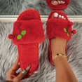 thumbnail image 6 of KEVCHE Womens Fuzzy Slippers , Warm Plush Interior with Non-Slip Tread , Indoor Outdoor House Shoes, 6 of 7