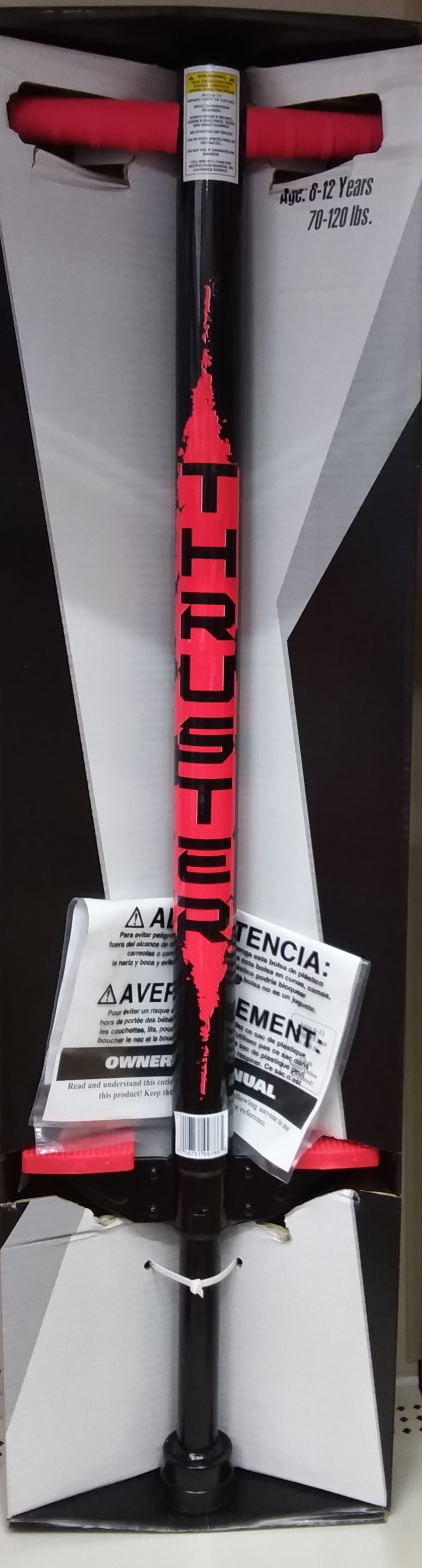 Purple And Pink Pogo Stick