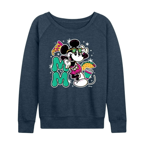 Disney - Mickey Mouse Sunglasses - Women's Lightweight French Terry Long Sleeve Shirt