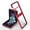 Red, variant on SaniMore for Samsung Galaxy Z Flip 4 Electroplating Folding Case, Rugged PC High Transparent [Not Yellowing Technology] Full Body Protective Case for Samsung Z Flip 4 Women Men, Blue