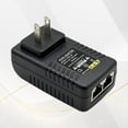 thumbnail image 4 of 48V Gigabit PoE Injector PoE 48V/0.5A Output IEEE 802.3af/At Passive PoE+ 10/100/1000Mbps US Plug,1 * PoE Injector, 4 of 5