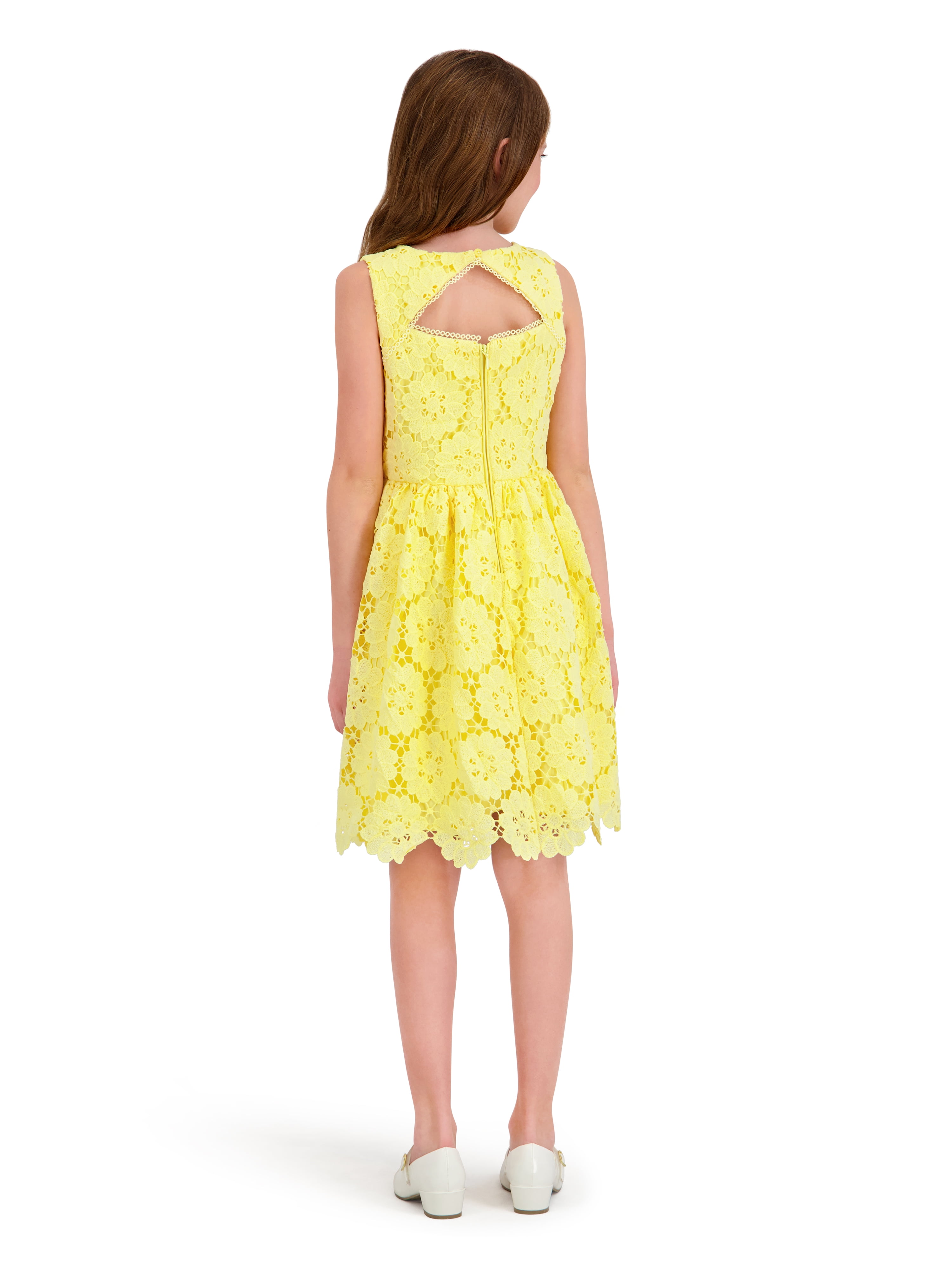 Kensie Girl Sleeveless Lace Fit and Flare Dress, Sizes 4-16