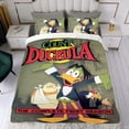 thumbnail image 4 of Count Duckula Conjunto de sábanas temático, trío de piezas, cómodo y amigable con la piel, diseño único, regalo de decoración para el hogar para familiares, amigos y fans,173cm *218cm, 4 of 6