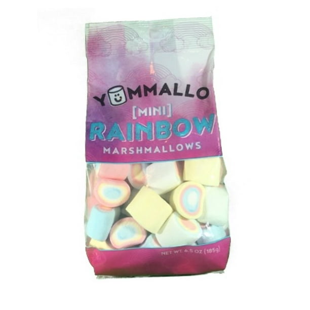 Yummallo Mini Rainbow Marshmallows, 6.5 oz - Walmart.com - Walmart.com