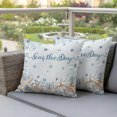 thumbnail image 3 of Outdoor Pillow Covers 18x18 Set of 2, Blue Starfish Coastal Waterproof Patio Throw Pillow Covers for Couch Sofa Chair, Nautical Summer Beach Ocean Sea Decorative Pillowcases for Throw Pillows, 3 of 9