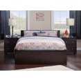 thumbnail image 4 of AFI Orlando Queen Wood Platform Bed with Headboard Footboard & Twin XL Trundle, Espresso, 4 of 9