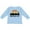 AE-Light Blue, variant on Buffalo New York Skyline Retro Boys or Girls Long Sleeve Toddler T-Shirt
