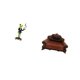 thumbnail image 5 of Estatua de camarero de rana con sofá en miniatura, escultura creativa de animal, adorno de mesa para micropaisaje, decoración de habitación, regalo de, 5 of 8