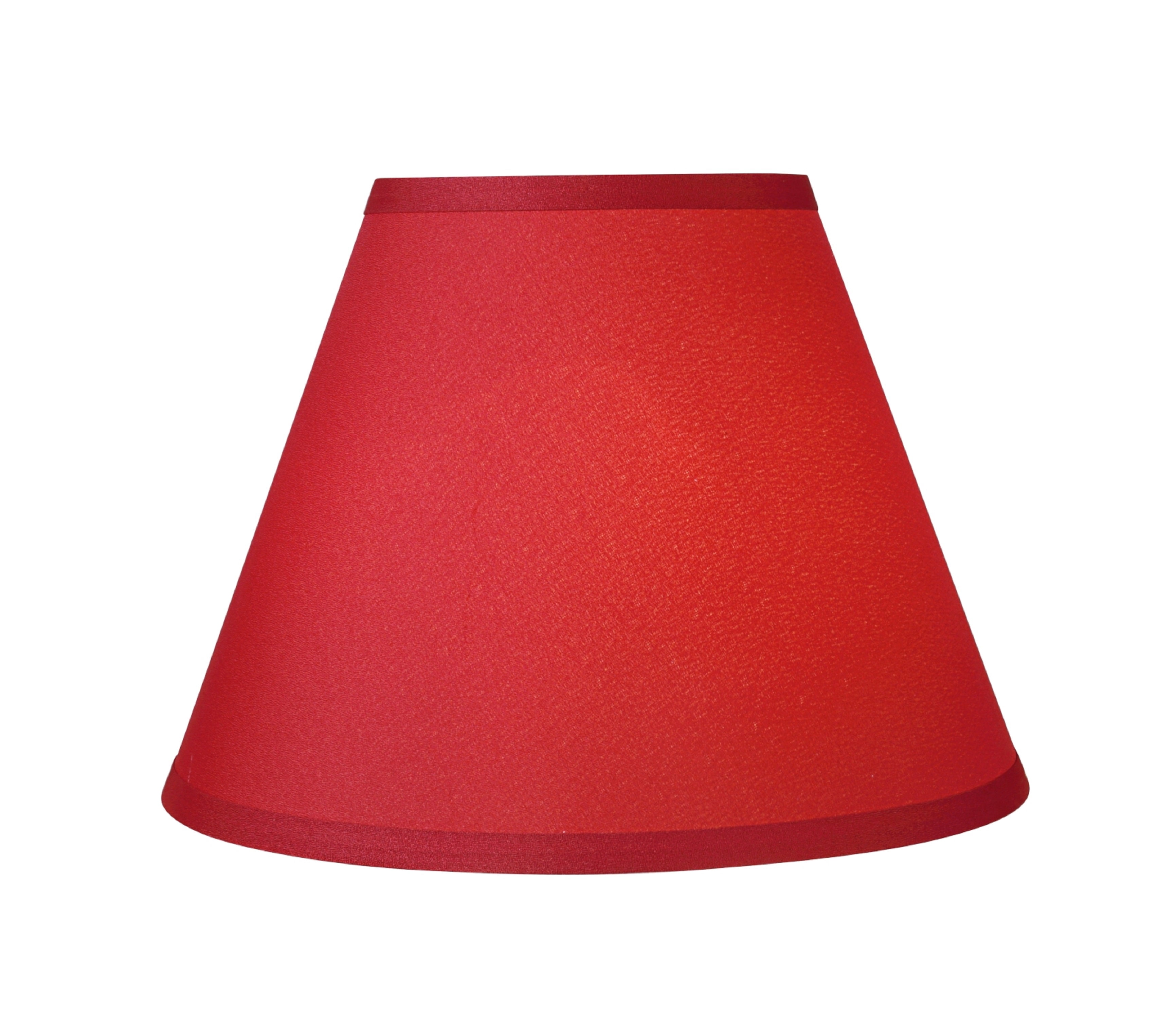 Aspen Creative 32632 Transitional Hardback Empire Shaped Spider Construction Lamp Shade in Blood Red, 12" wide (6" x 12" x 9")