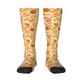 thumbnail image 1 of Fotbe Various Bread Calcetas Divertidas Estampadas para Hombre y Mujer, Calcetas de Algodón hasta la Rodilla para Caminar, Correr, Enfermería y Embarazo, 1 of 6