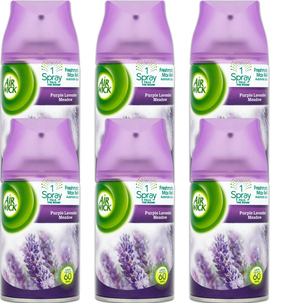 6 Pack Renuzit Snuggle Automatic Air Freshener Universal Refill