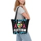 thumbnail image 2 of Balery I Love My Autism Bolsa de Hombro con Diseño, Bolsa Grande y Duradera, Bolsa Versátil para Compras, 2 of 6