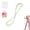 Green 25LB, variant on 8-Shaped Silicone Resistance Band with Massage Grip, Keep Us Resistance Band Figure 8, Flex Sculpt Band, Resistance Bands for Arms