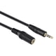 thumbnail image 1 of Cable de extensión de audio macho hembra de 3,5 mm Hifi de Sonido Universal Auriculares para Teléfonos Inteligentes Estéreo 10 M Negro PVC Cobre, 1 of 7