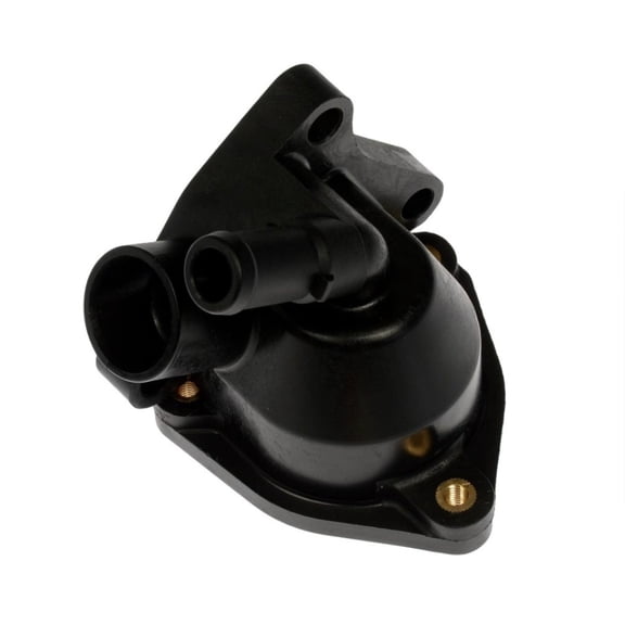 KarParts360 For Honda Civic 2002 2003 2004 2005 Coolant Thermostat Housing | Black Housing | Plastic Material | 0.2 Inches Bolt Hole Diameter | 90 Degrees Housing Neck Angle | Replacement For 1018234