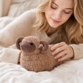 thumbnail image 7 of Plush Sheep Stuffed Animal, Brown Soft Fluffy 16.1 inch Zodiac Ram Plush Doll, Ideal Birthday Gift for Girls Kids Toddlers Home Bedroom Decorative Throw Pillow Companion, 7 of 7