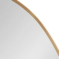 thumbnail image 4 of Kate and Laurel Zayda Modern Traditional Oval Framed Wall Mirror, 24 x 36, Gold, Metal Minimalist Glam Oval Mirror with Rounded Curves, 4 of 8