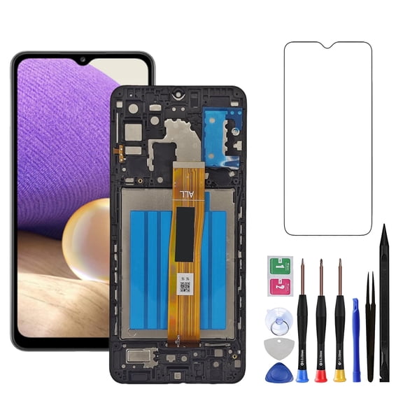 Screen Replacement Kit for Samsung Galaxy A32 5G – 6.5" LCD Display Touch Digitizer with Frame, Compatible with S326DL, A326U, A326B, A326A, A326W – Includes Repair Tools (Not for A32 4G)
