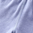 thumbnail image 7 of Kids Boys Girls Loungewear Sets Thermal Warm Underwear Set Comfy Home Wear Long Sleeve Tops And Elastic Waisted Bottoms Pants 2 Piece Fall Winter Outfit Clothes Blue 7-8 Years, 7 of 7