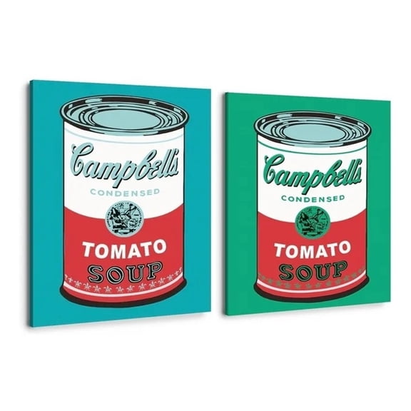 Cuadro Lata Campbell's Andy Warhol En Lienzo Canvas Art Pop