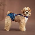 thumbnail image 4 of Dog Harness Pants Polyester Material Soft Breathable Leak Proof Reusable for Female Dogs in Heat Post Recovery Daily Wear, 4 of 7