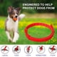 thumbnail image 5 of Btafrte Collar antipulgas Anti-Ansiedad Impermeable Mascota Perro Gato Collar repelente insectos (Rojo), 5 of 9