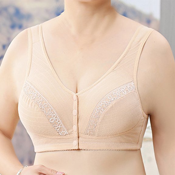 hoksml Womens Bras,Women's No Steel Ring Lactation Vest Bra Back Adjustment Yoga Running Bra