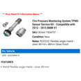 thumbnail image 2 of Tire Pressure Monitoring System TPMS Sensor Service Kit - Compatible with 2013 - 2015 BMW X1 2014, 2 of 2
