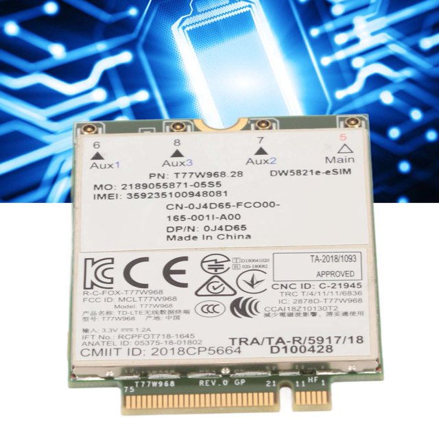 Módulo de red 4G LTE Cat16 compatible con módulo 4G compatible con red E ESIM para computadora portátil ANGGREK Otros