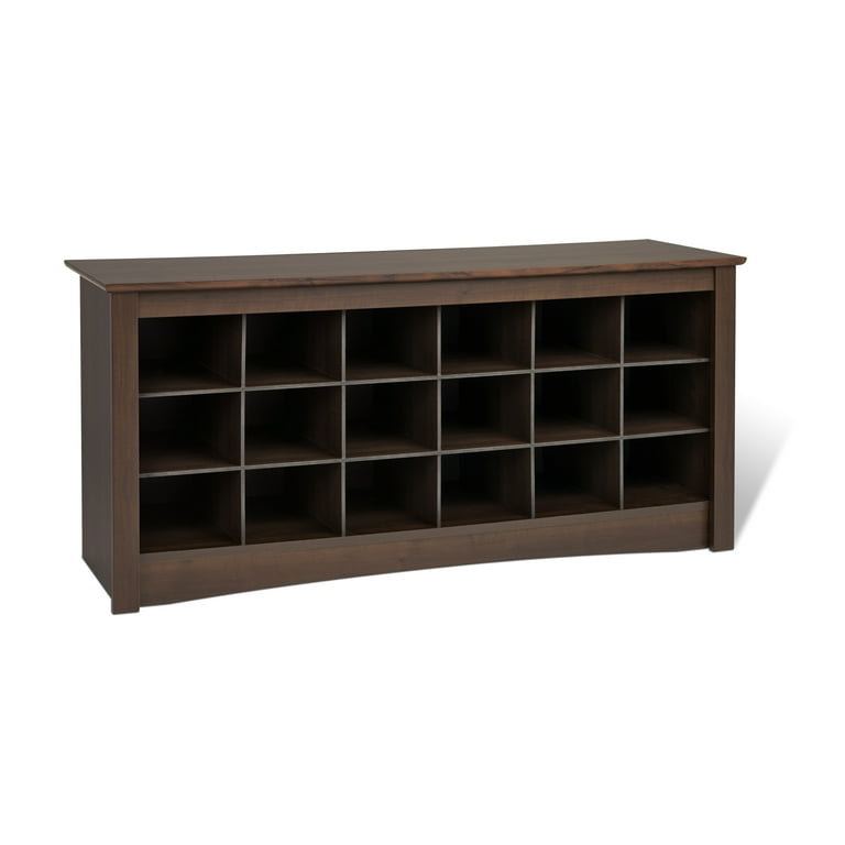 Shoe cubby storage bench sale