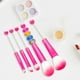 thumbnail image 5 of Juego de 5 brochas de maquillaje de ojos, brochas de mezcla premium, brochas profesionales para rubor, cosmética Rosa roja, 5 of 8