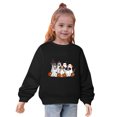 thumbnail image 3 of Odeerbi Kids Boys Girls Halloween Ghost Crewneck Sweatshirts Fall Winter Cotton Sweatshirt Kids Kids Cute Solid Color Halloween Print Long Sleeve Sweatshirts Top Kids Clothes Black, 3 of 6