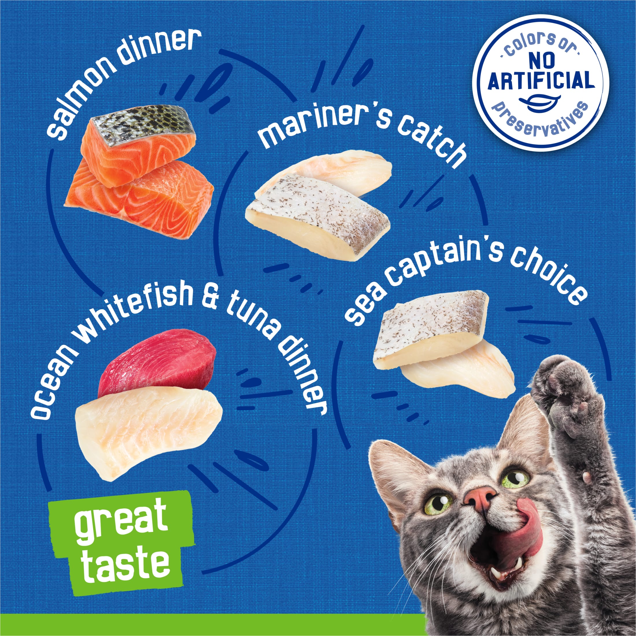 Friskies Seafood Favorites Pate Wet Cat Food Variety Pack, 32 Pack photo 3