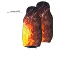 thumbnail image 6 of Sikiie Tennis Ball On Fire And Water Car Seat Protector 2 Pack Car Seat Cushion Mat, Car Seat Covers for SUV, Truck, Van, 6 of 7