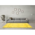 thumbnail image 3 of Ahgly Company Machine Washable Indoor Rectangle Persian Yellow Traditional Area Rugs, 2' x 3', 3 of 4