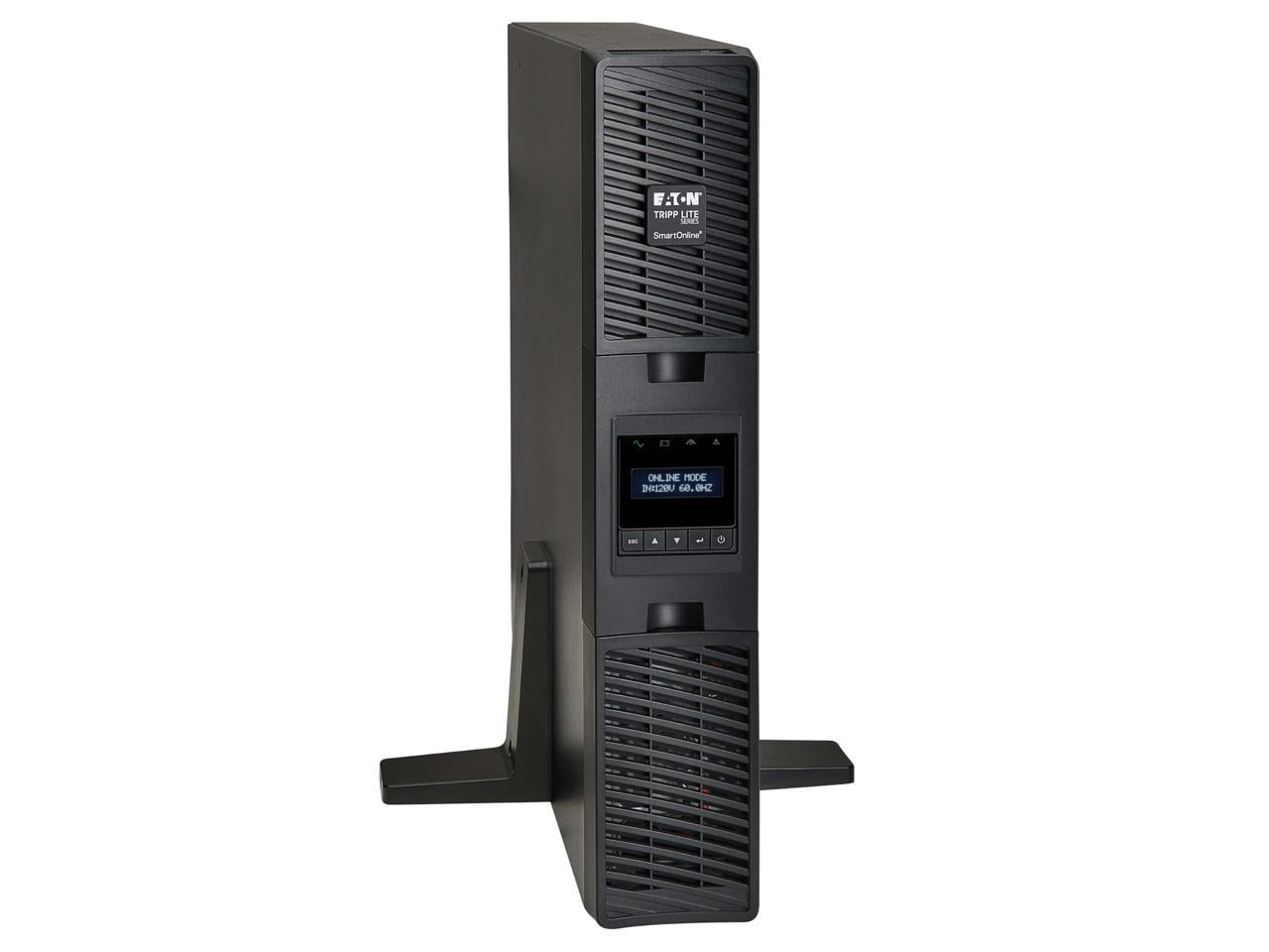 Tripp Lite series SmartOnline 3000VA 2700W 120V Double-Conversion UPS - 7 Outlets, Extended Run, Network Card Included, LCD, USB, DB9, 2U Rack/Tower