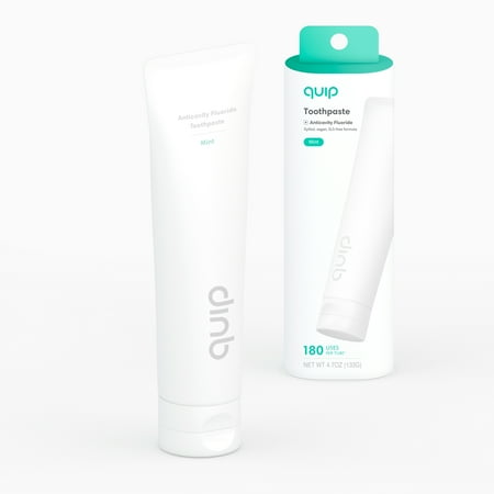 quip Toothpaste, Anticavity Fluoride Toothpaste, Mint, 4.7 oz
