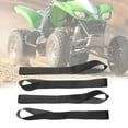 thumbnail image 6 of Colaxi 5 Pieces Soft Loops Tie Down Straps for Motorcycle Bikes Reinforced Owing Cargo Multiple Use Nylon Motorcycle Tie Down Straps black 29.5cm, 6 of 9